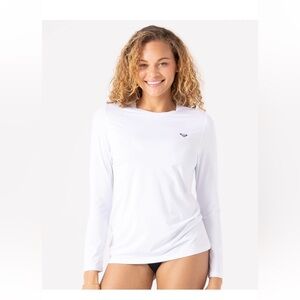 ROXY NWT New Enjoy Waves Long Sleeve Lycra Rashguard Size XS UPF 50